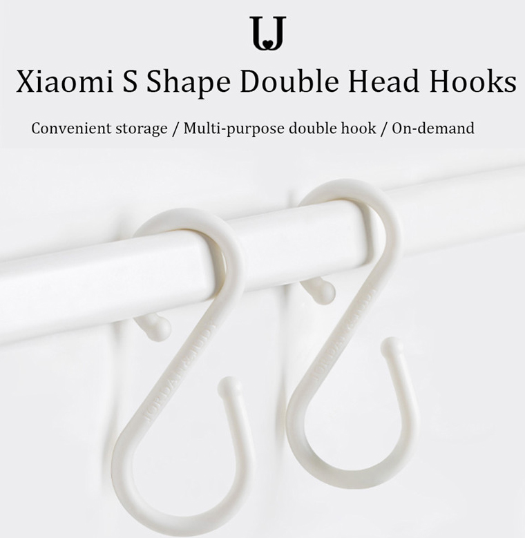 U-10Pcs-S-Shape-Double-Hooks-White-Clothes-Hanger-For-Bathroom-Kitchen-Bedroom-from-Xiaomi-Youpin-1368518-1