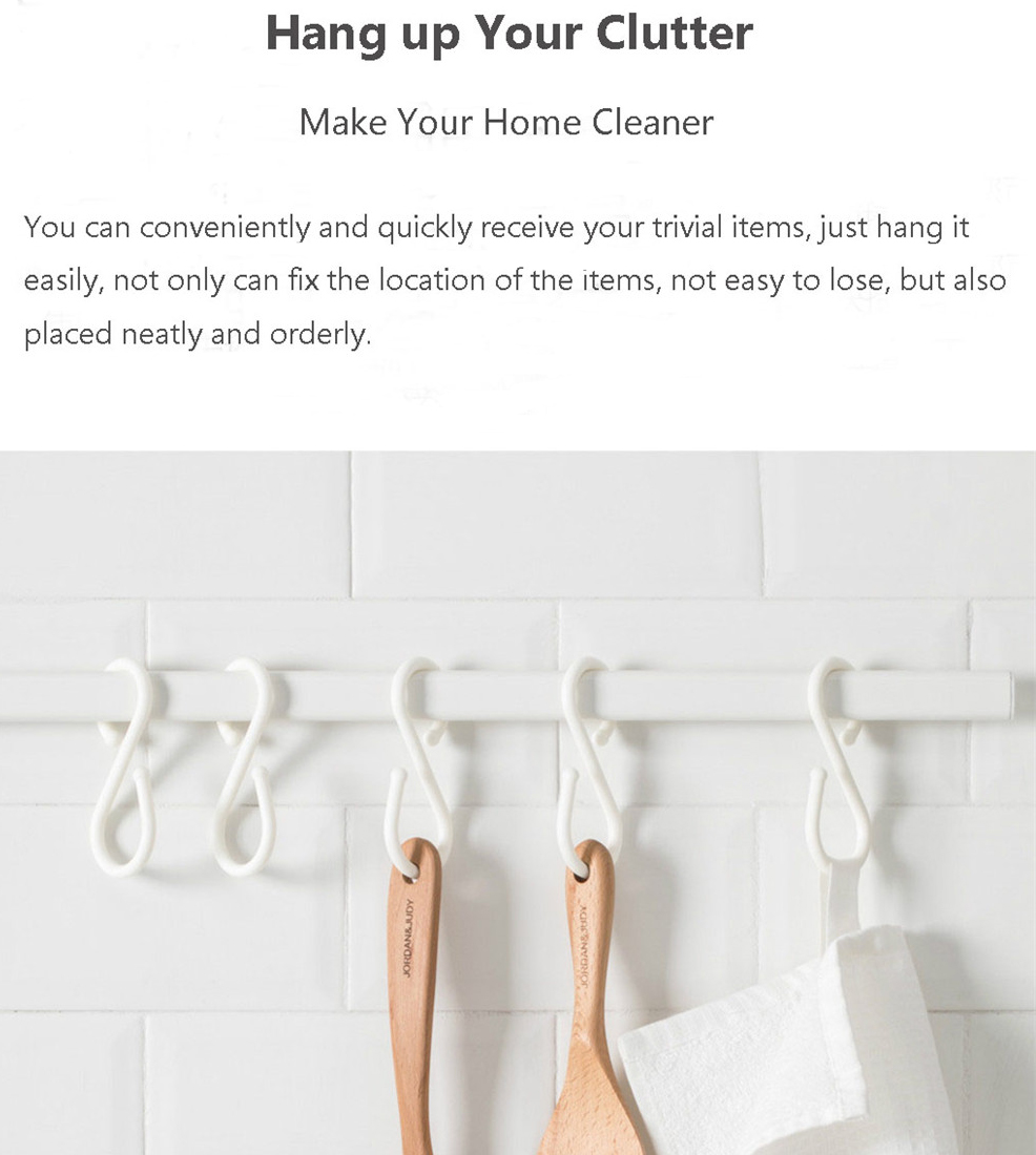 U-10Pcs-S-Shape-Double-Hooks-White-Clothes-Hanger-For-Bathroom-Kitchen-Bedroom-from-Xiaomi-Youpin-1368518-6
