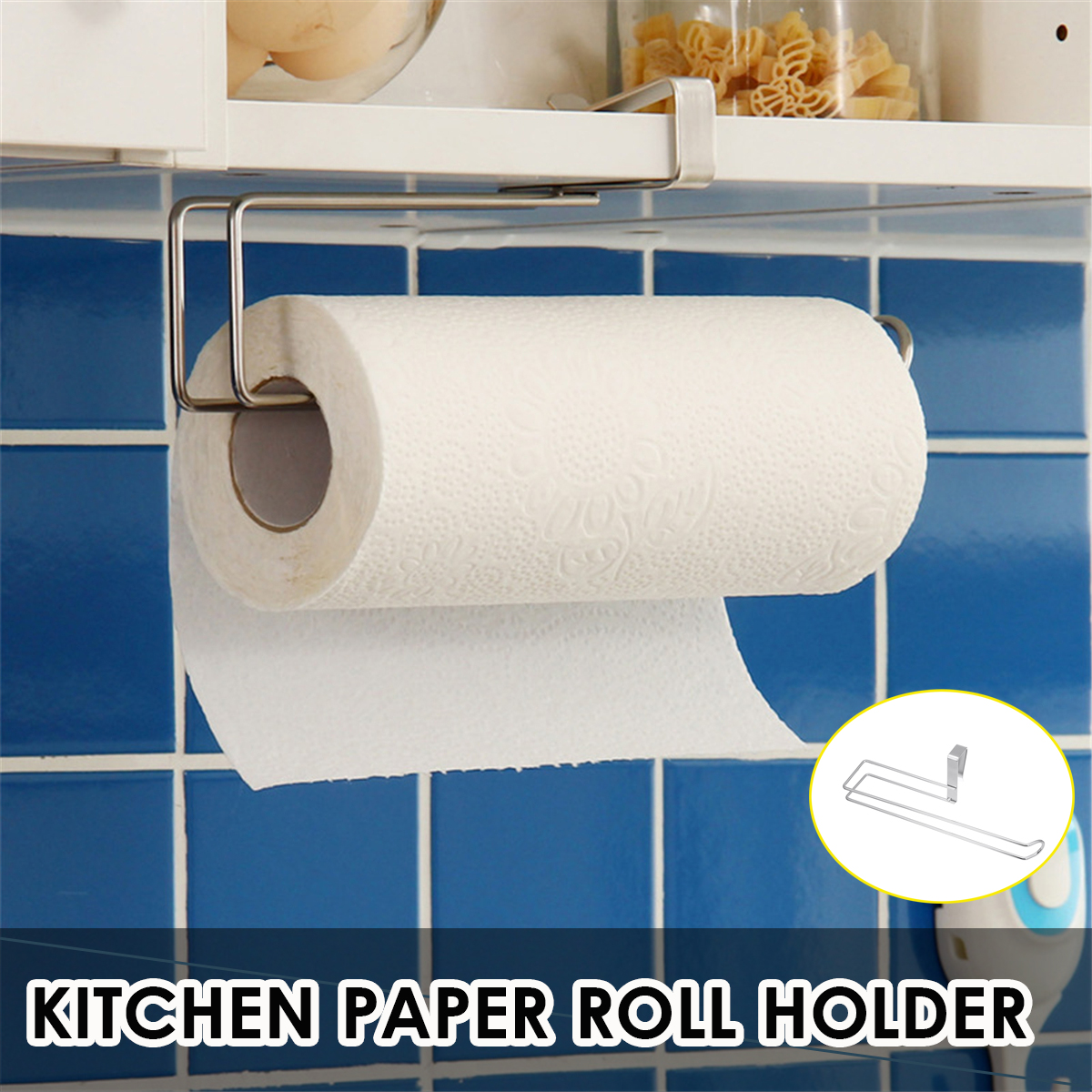 Under-Cabinet-Paper-Roll-Rack-Shelf-Towel-Holder-Stand-Hanger-Organizer-Tool-1723517-1