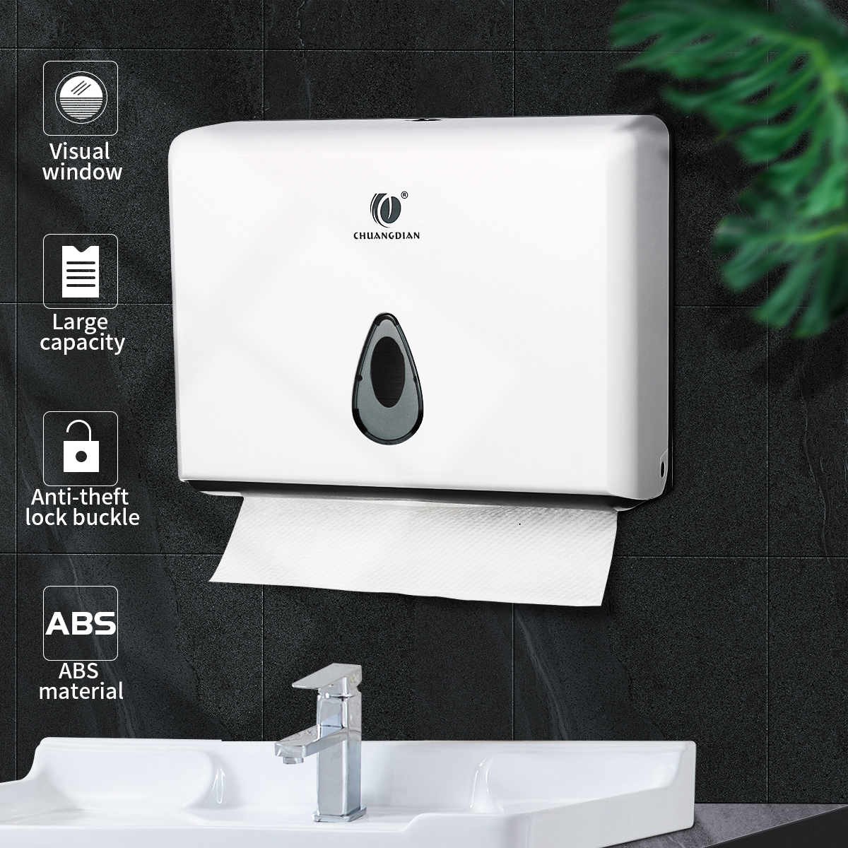 Wall-Mounted-Bathroom-Hand-Paper-Shelf-Holder-Towel-Dispenser-Box-Industrial-Toilet-Shelf-Holder-Tis-1495074-2
