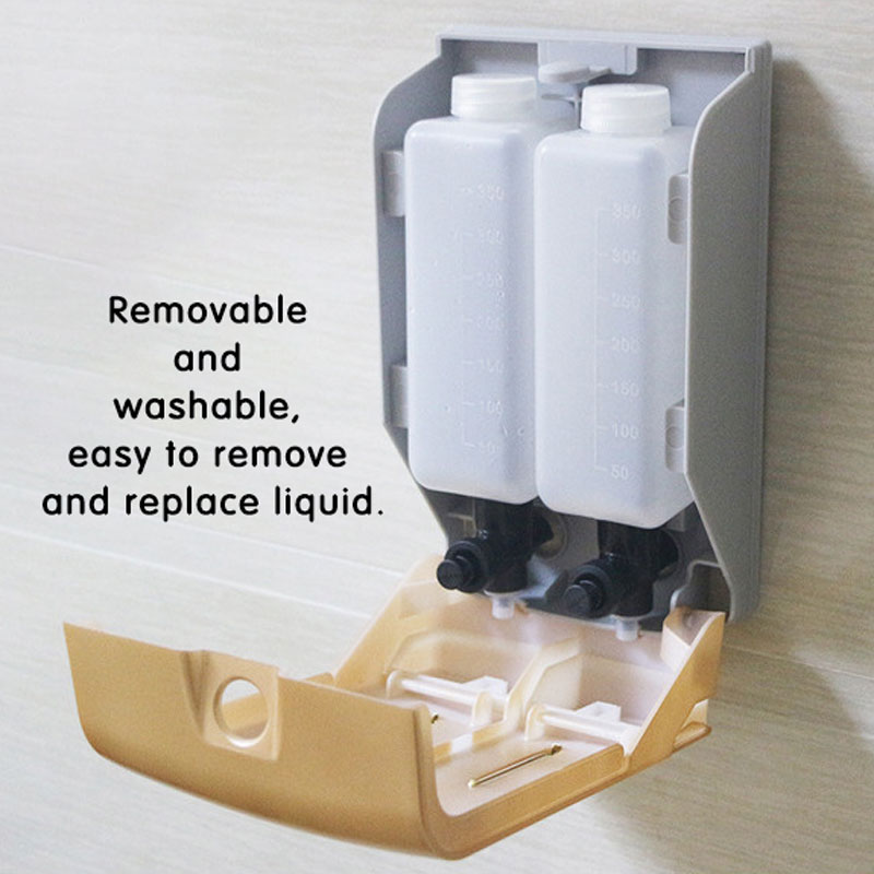 Wall-Mounted-Double-Manual-Liquid-Soap-Dispenser-Hand-Pressing-Lotion-Container-1614919-5