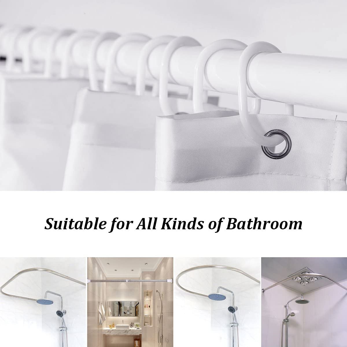 134Pcs-Shower-Curtain-Bath-Mat-Toilet-Lid-Bath-Carpet-Bath-Rugs-Carpet-1806582-2