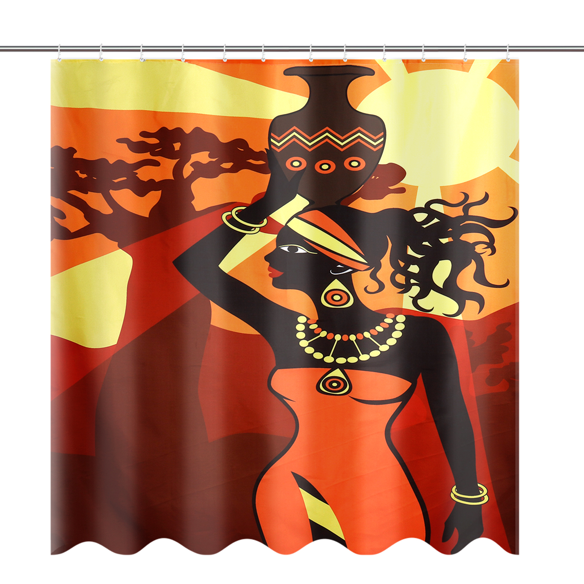 180x180CM-African-Women-Waterproof-Shower-Curtain-Set-with-Rugs-Non-Slip-Bathroom-Mat-Toilet-Rug-Bat-1924763-9