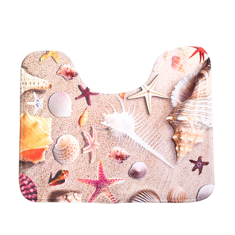 3-Sets-Starfish-Shell-Toilet-Carpet-Bathroom-Non-Slip-Pad-Toilet-Seat-Cushion-Fabric-1122967-6