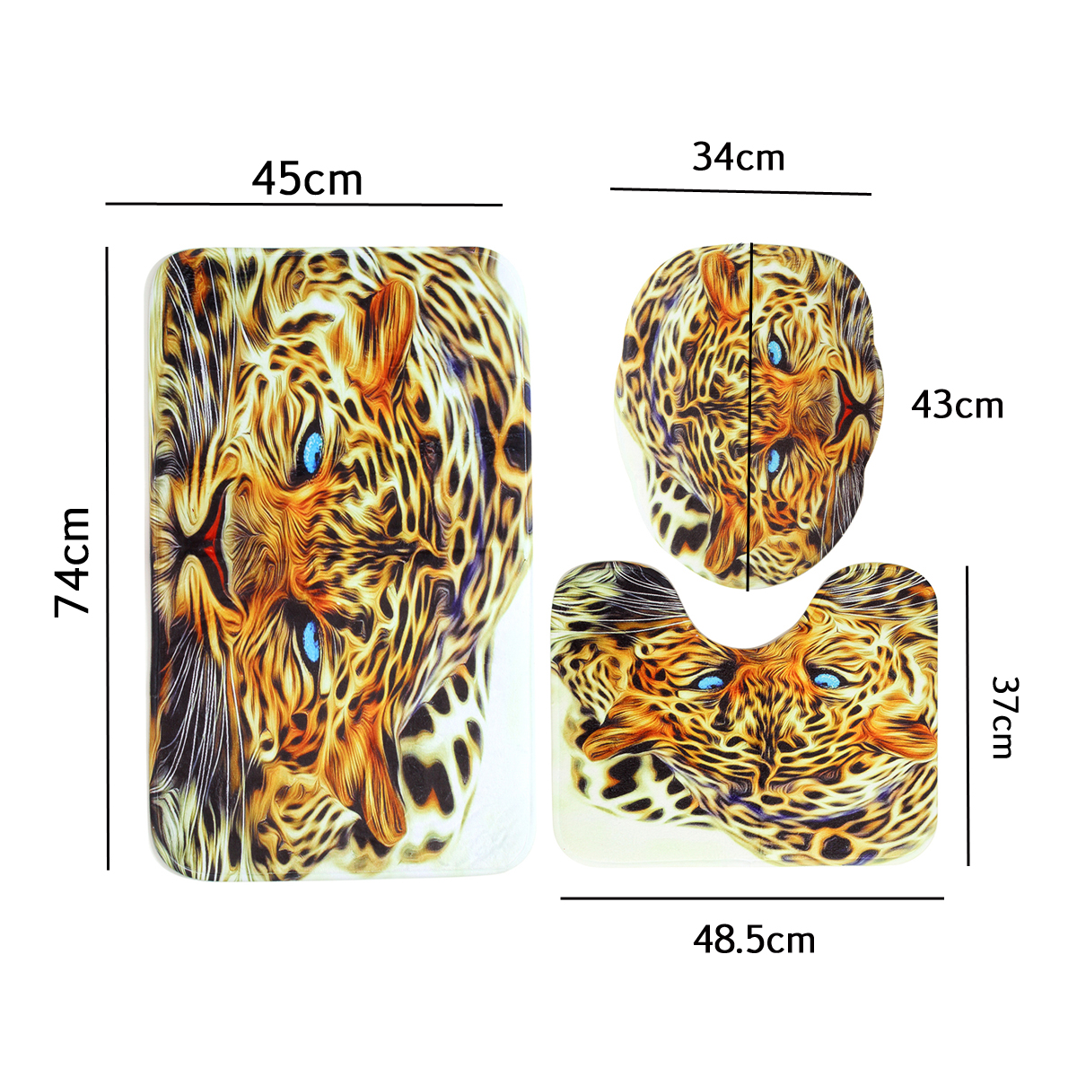 3PCS-Leopard-Panttern-Home-Bathroom-Anti-slip-Carpet-Pad-Rug-Toilet-Seat-Covers-Mat-Set-1426723-12