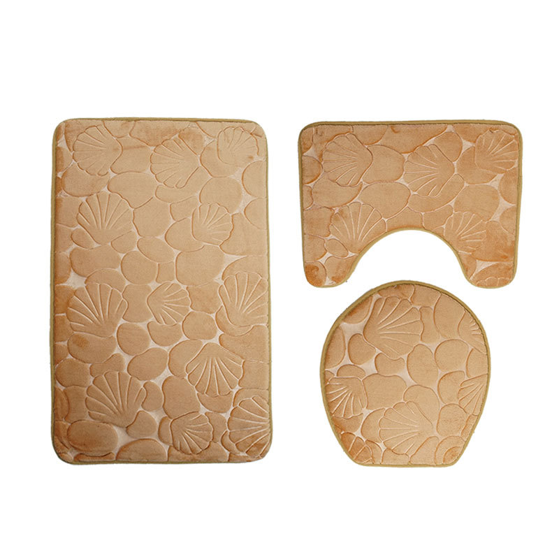 3pcs-Embossing-Bath-Mat-for-Bathroom-Memory-Foam-Bathroom-Carpet-Mat-Toilet-Mat-Bathroom-Floor-Rug-1744008-5