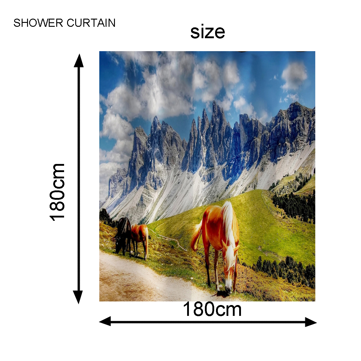 431PCS-Horse-Bathroom-Rug-Shower-Curtain-4pcs-Skidproof-Toilet-Lid-Cover-Bath-Mat-Rug-Set-1633561-11