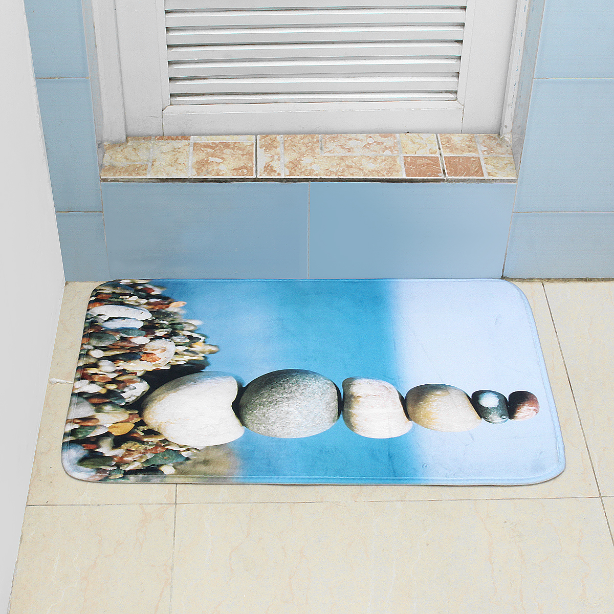 4575cm-Bathroom-Shower-Bath-Mat-Non-Slip-Back-Carpet-Mat-Toilet-Rug-Stone-Design-1376496-3