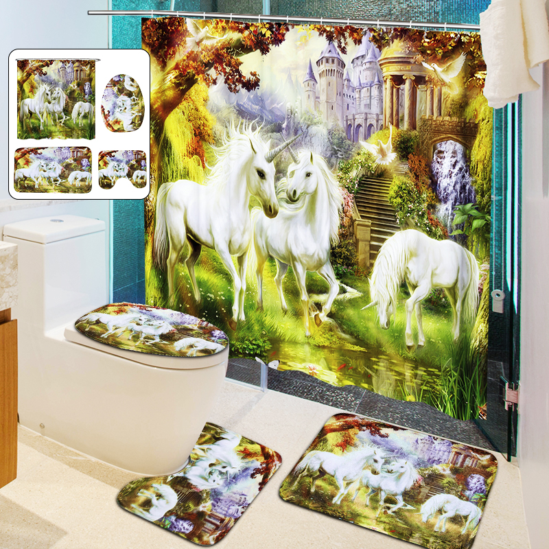 Bathroom-Non-Slip-Toilet-Lid-Seat-Cover-Bath-Mat-Pedestal-Rug-Shower-Curtain-Set-1638905-1