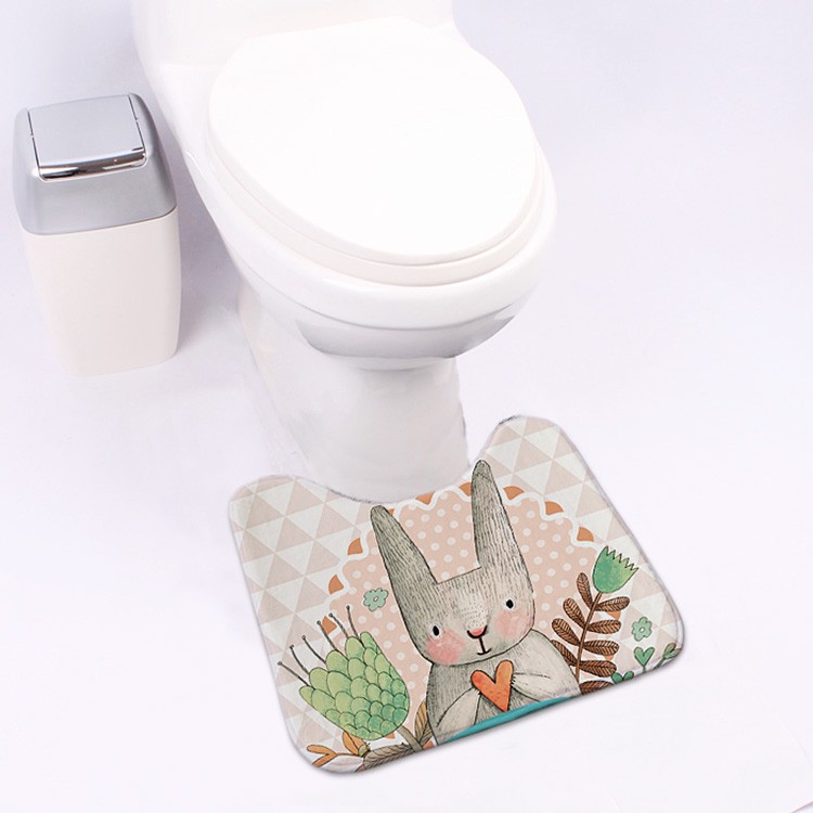 Carpet-Absorbent-Non-Slip-Pedestal-Rug-Lid-Bathroom-Toilet-Cover-Bath-Mat-New-Cut-Cartoon-Rabbit-1254593-3