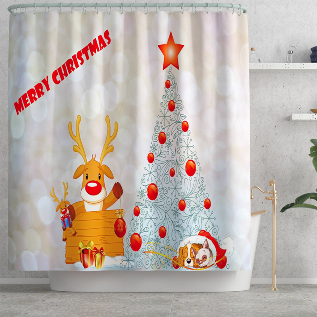 Christmas-Tree-Xmas-Bathroom-Shower-Curtain-Toilet-Cover-Rug-Floor-Bath-Mat-1818013-8