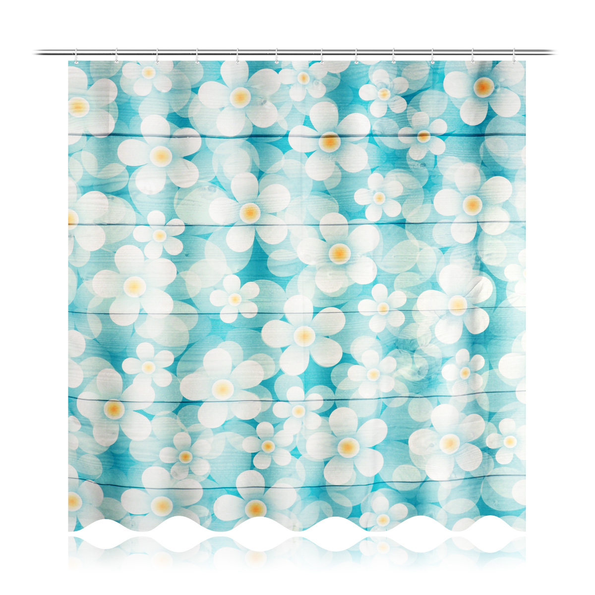 Freehand-Small-Flower-Shower-Curtain-Set-Wear-resistant-Toilet-Seat-Cushion-Toilet-Lid-Cover-Bath-Ma-1925461-10
