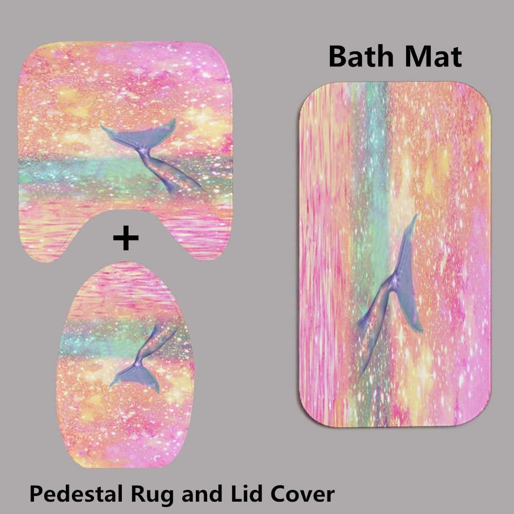 Mermaid-Tail-Print-Bathroom-Shower-Curtain-Toilet-Lid-Cover-Bath-Mat-Set-1827425-3