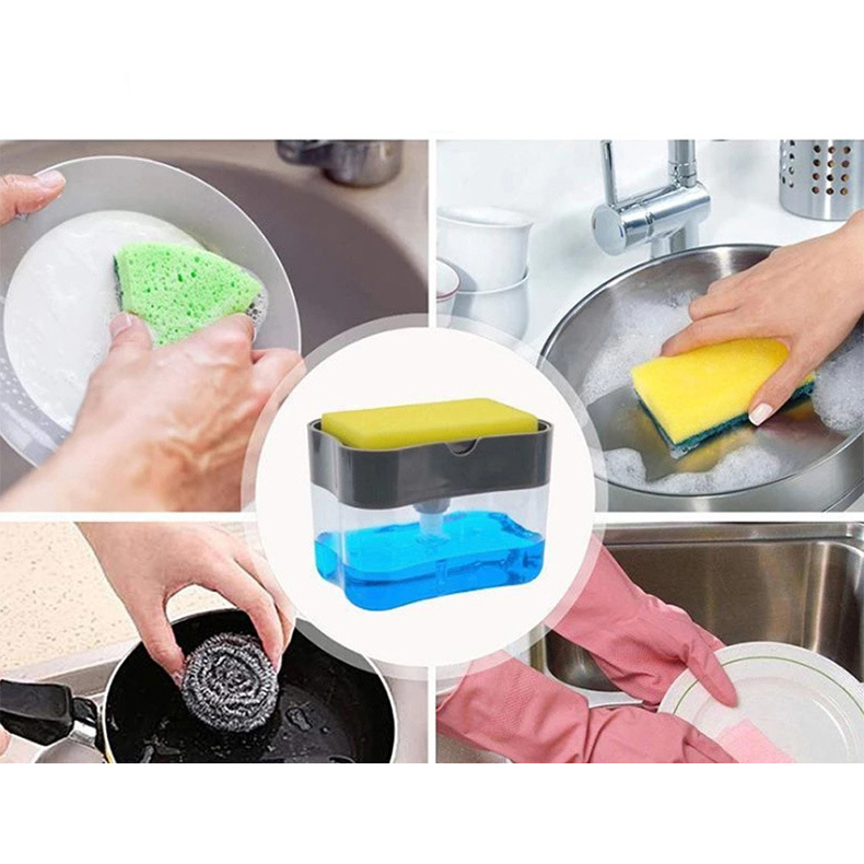 Soap-Pump-Dispenser-with-Sponge-Holder-Manual-Press-Soap-Organizer-Cleaning-Liquid-Dispenser-Contain-1755851-5