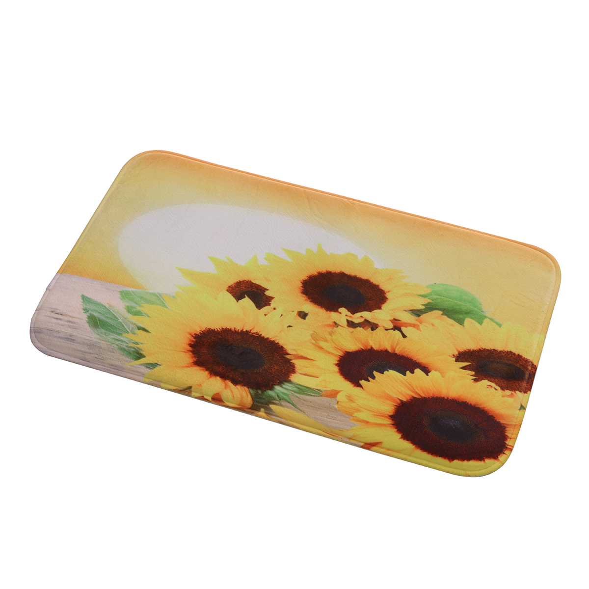 Sunflower-Waterproof-Shower-Curtain-Toilet-Lid-Cover-Bathroom-Non-slip-Mat-Set-1814616-9