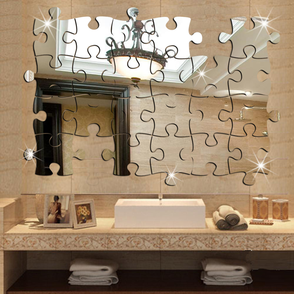 Honana-BX-215-Removeable-Bathroom-Mirrors-Sticker-Puzzles-DIY-Mirror-Wall-Sticker-Acrylic-Solid-1127296-3