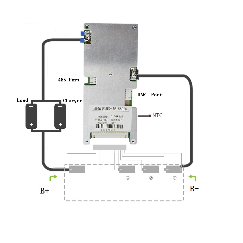 13S-SANYUAN-48V-36V37V-20A30A40A50A60A-Battery-Protection-Board-Lithium-Battery-BMS-with-UART-Commun-1825776-5