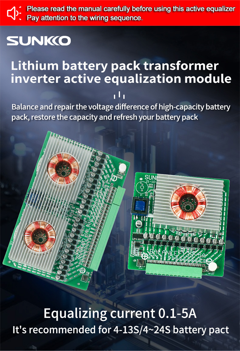 SUNKKO-5A8A-Ternary-Iron-Lithium-Battery-4-24-Series-Active-Balance-Board-Pressure-Difference-Balanc-1947317-2