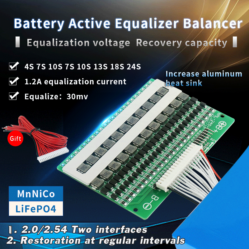 Ternary-Iron-Lithium-Battery-4-24-Series-Active-Balance-Plate-Inductive-Pressure-Difference-Balance--1937398-1