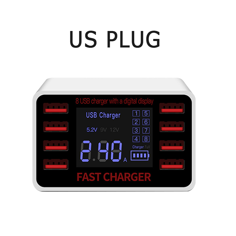 8-USB-Charger-40W-Multifunction-Multi-USB-Charging-Station-Hub-Base-Wall-mounted-Smart-Digital-Dis-1700627-5