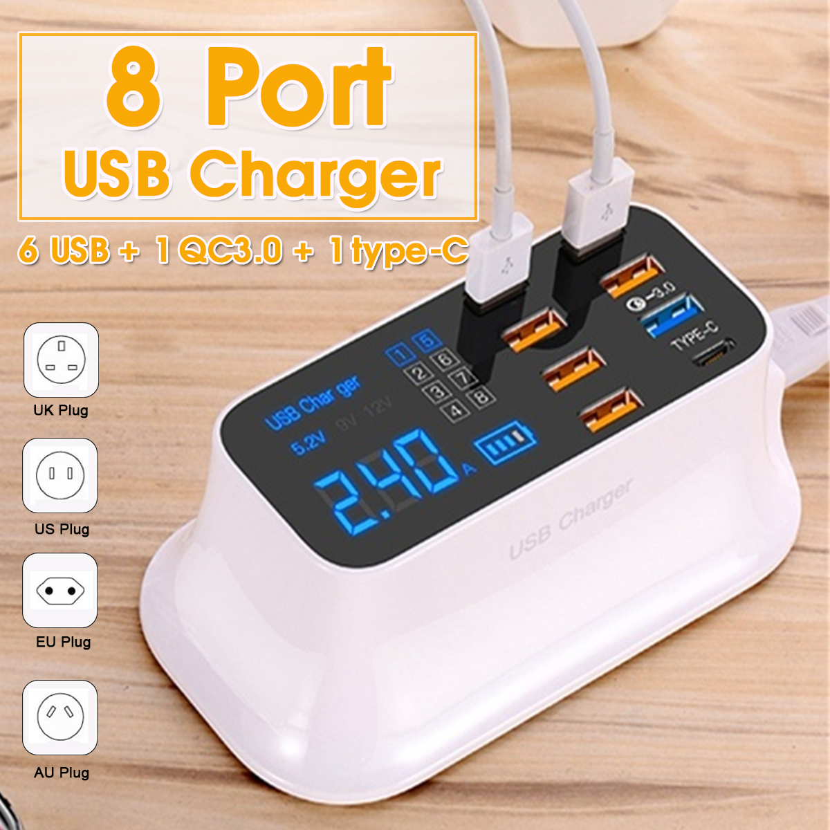 Smart-8-Port-USB-Adapter-Desktop-Phone-Charging-LED-Display-QC30-Fast-USB-Charger-1599978-1