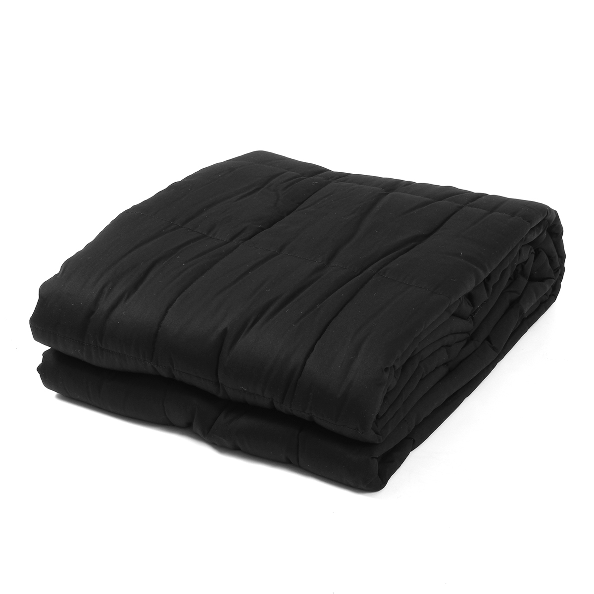 100x150CM-Weighted-Cotton-Blanket-Heavy-Sensory-Relax-45--7--95Kg-Black-Blankets-1349469-5