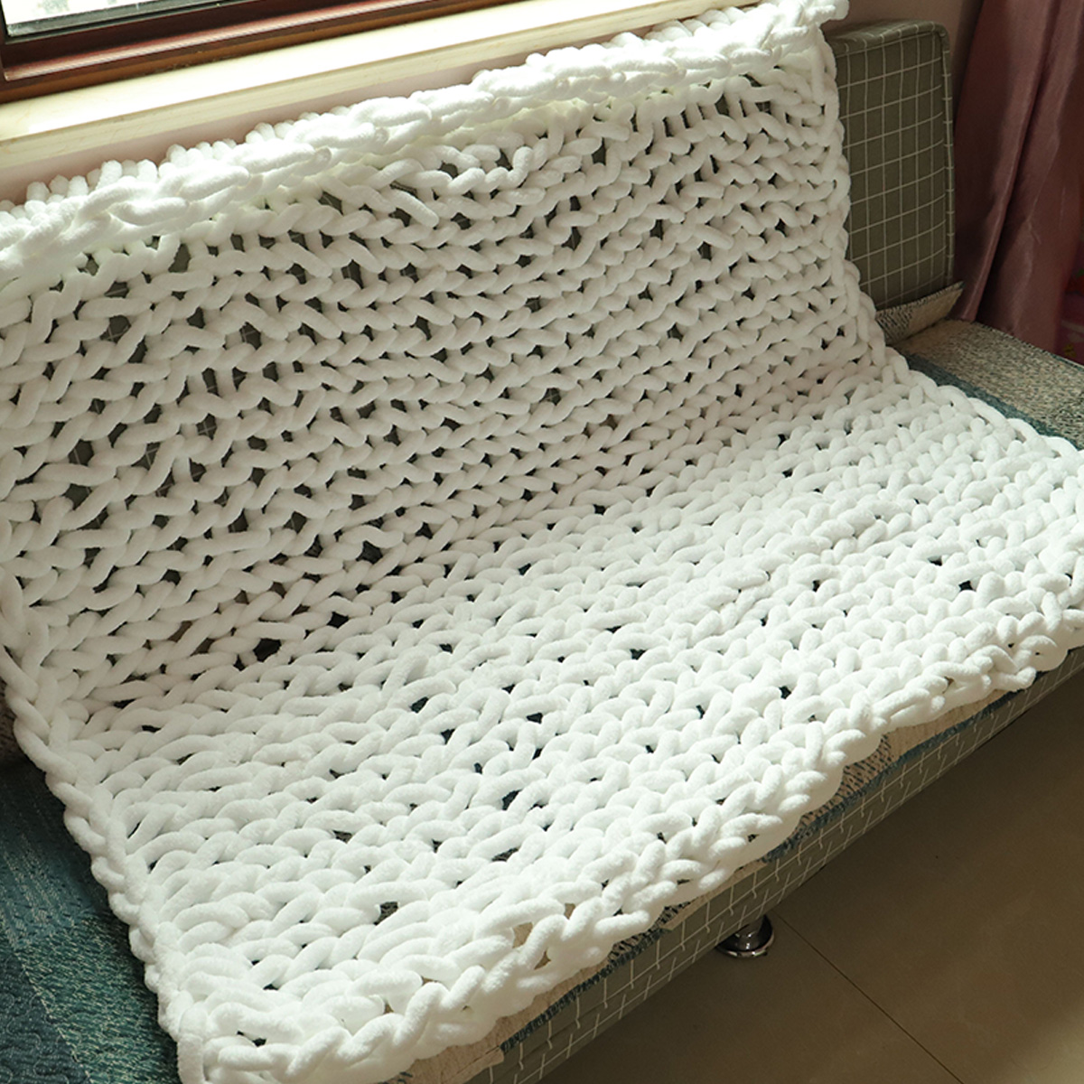 100x150cm-Handmade-Knitted-Blanket-Cotton-Soft-Washable-Lint-free-Throw-Blankets-1422186-9