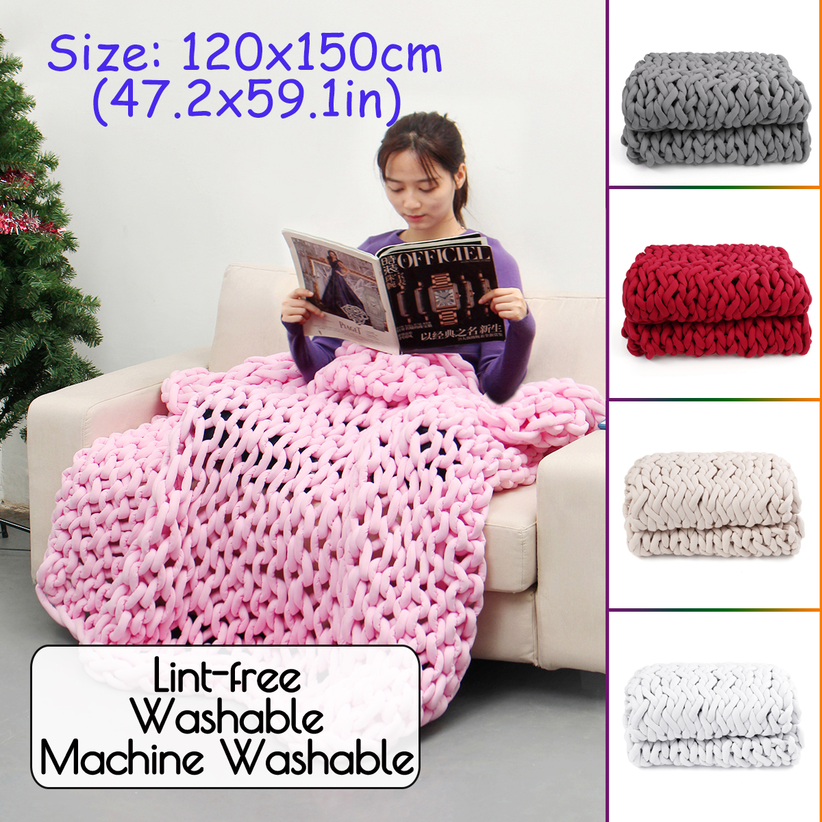 120x150cm-Handmade-Knitted-Blanket-Soft-Warm-Thick-Line-Cotton-Throw-Blankets-1384995-3