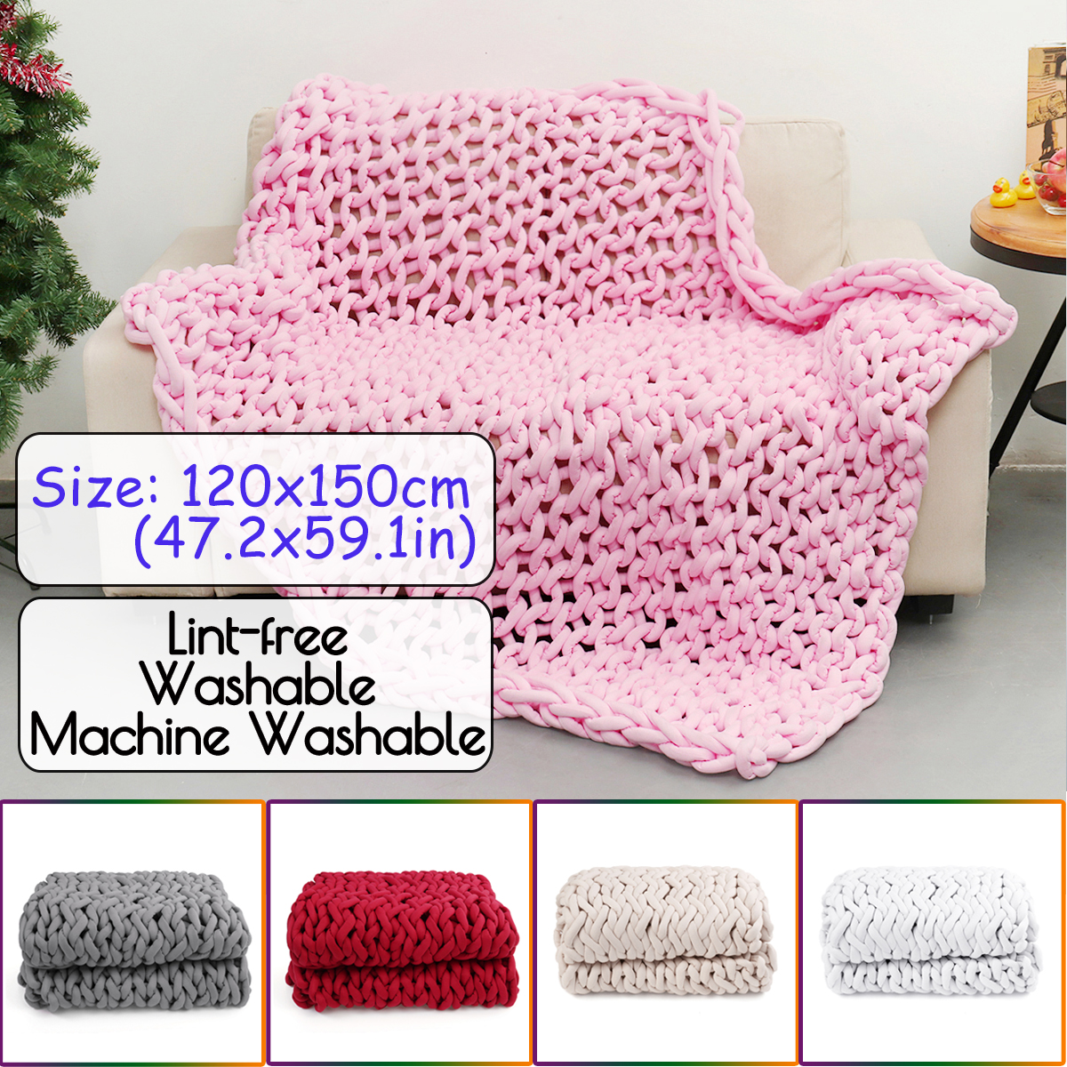 120x150cm-Handmade-Knitted-Blanket-Soft-Warm-Thick-Line-Cotton-Throw-Blankets-1384995-4