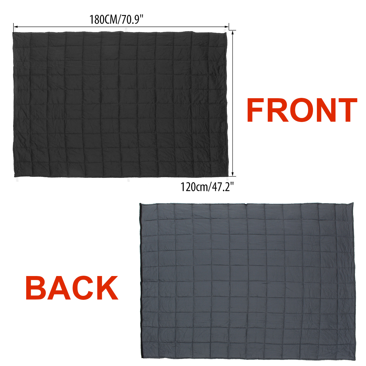120x180CM-Black-Grey-Weighted-Blanket-Cotton-79115kg-Heavy-Sensory-Relax-Blankets-1349466-11