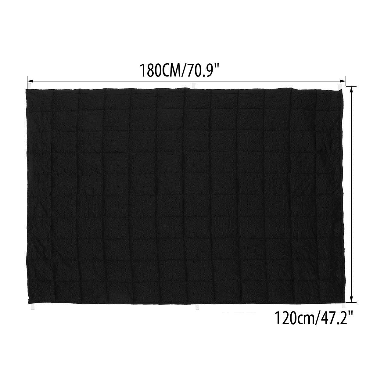 120x180CM-Black-Grey-Weighted-Blanket-Cotton-79115kg-Heavy-Sensory-Relax-Blankets-1349466-12