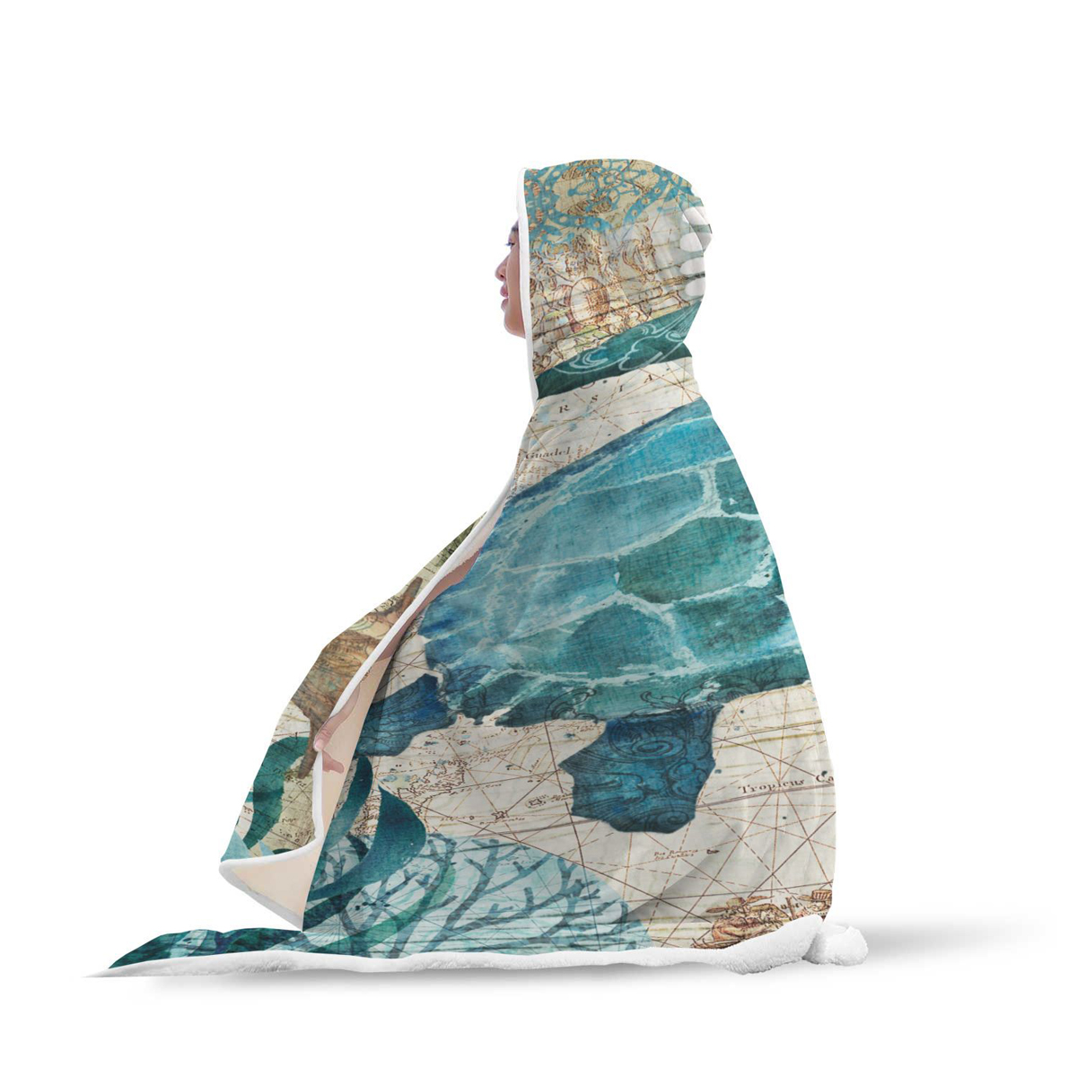 150x200cm-Kid-Adult-Hooded-Blankets-Soft-Ocean-World-Wearable-Throw-Blankets-Cloak-1424009-11