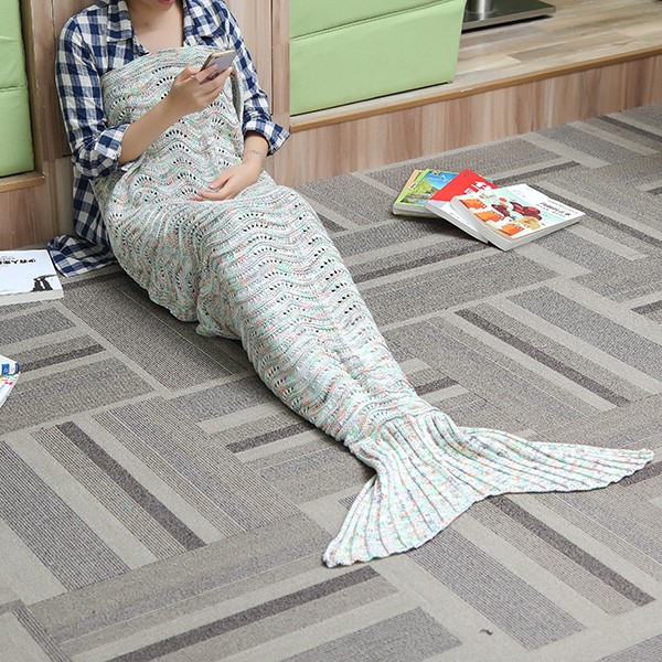 18090CM-Wave-Yarn-Knitting-Mermaid-Tail-Blanket-Birthday-gift-Blanket-Bed-Mat-Sleep-Bag-1095504-1
