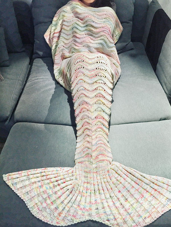18090CM-Wave-Yarn-Knitting-Mermaid-Tail-Blanket-Birthday-gift-Blanket-Bed-Mat-Sleep-Bag-1095504-4