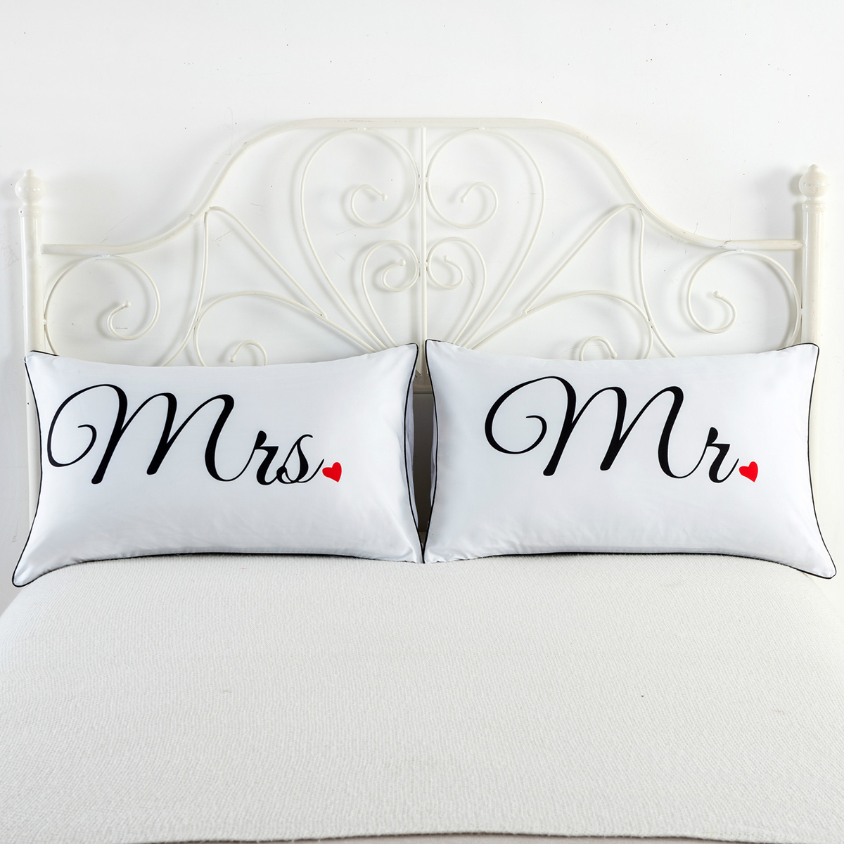 2PCS-White-Cotton-Home-Hotel-Decor-Standard-Pillow-Case-Bed-Throw-Cushion-Cover-1258866-5