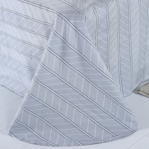 3-Or-4pcs-Dark-Blue-Pure-Cotton-Taffeta-Stripe-Printed-Bedding-Sets-980900-7