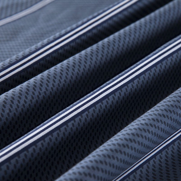 3-Or-4pcs-Dark-Blue-Pure-Cotton-Taffeta-Stripe-Printed-Bedding-Sets-980900-8