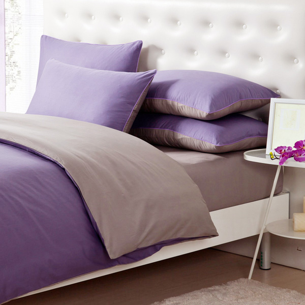 34pcs-Pure-Cotton-Light-Purple-Grey-Assorted-Bedding-Sets-Plain-Duvet-Cover-980891-3