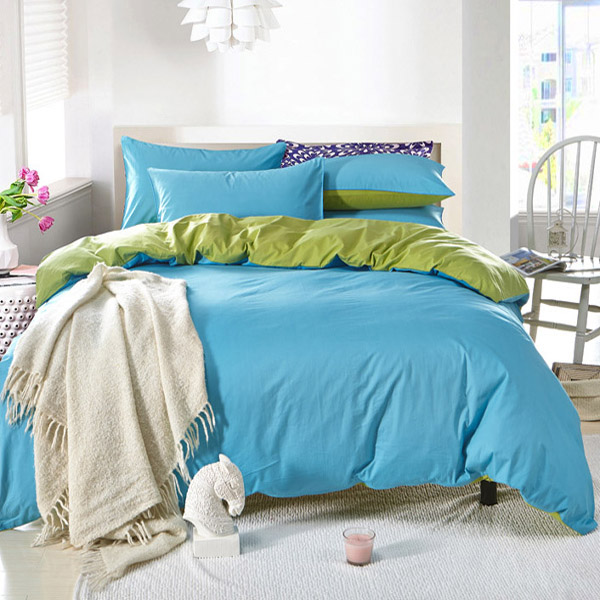 34pcs-Pure-Cotton-Sky-Blue-Green-Color-Assorted-Bedding-Sets-Plain-Duvet-Cover-980897-3