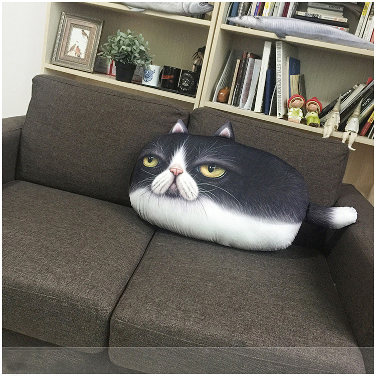 3D-Creative-PP-Cotton-Cute-Cat-Plush-Pillow-Backrest-Printing-Cushion-Birthday-Gift-Trick-Toys-1077390-3