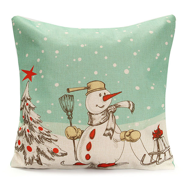45X45cm-Christmas-Santa-Claus-Snowmen-Gift-Fashion-Cotton-Linen-Pillow-Case-Home-Decor-1097921-5