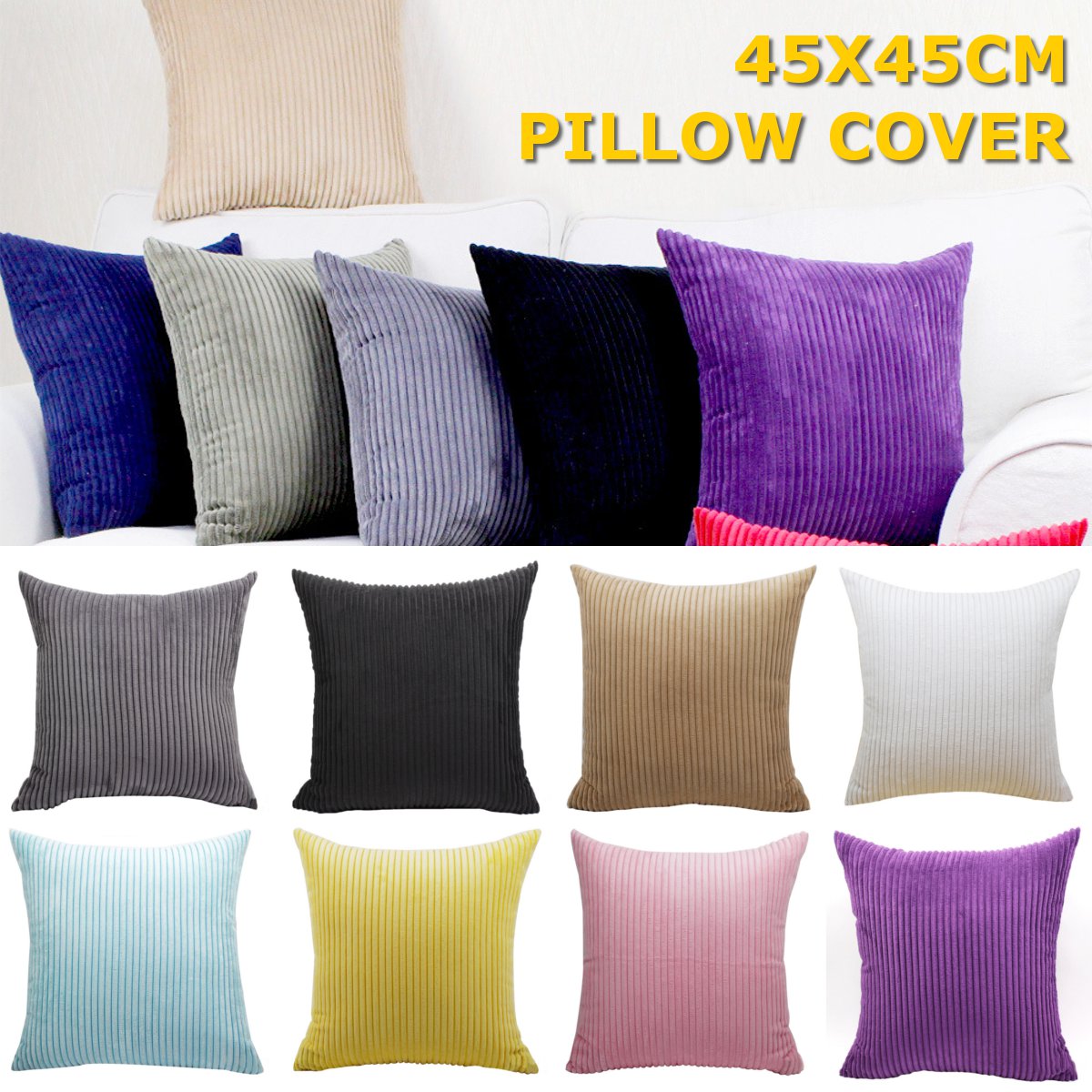 45X45cm-Corduroy-Pillow-Case-Colorful-Cushion-Cover-Throw-Home-Sofa-Decorations-1518541-1
