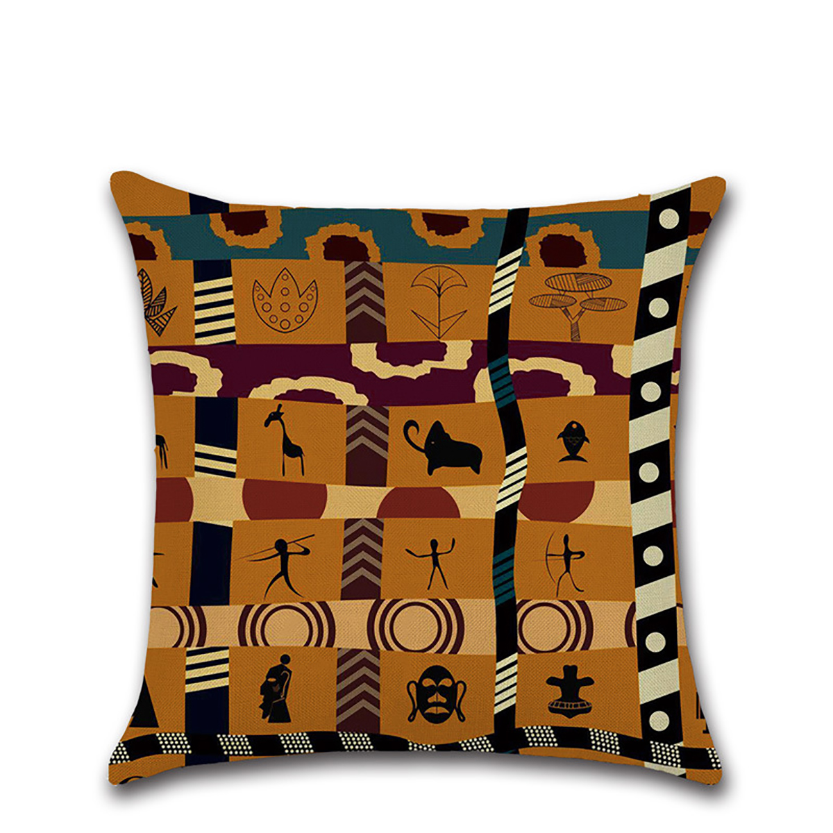 45x45CM-African-National-Style-Geometric-Printing-Cushion-Cover-Linen-Pillow-Case-Home-Decor-Pillow--1915524-5