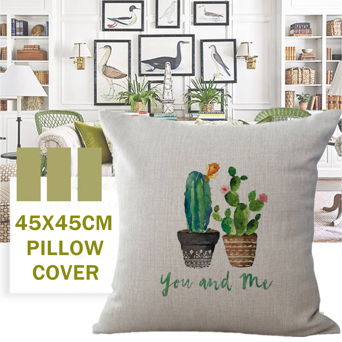 45x45cm-Plant-Series-Color-Hand-Painted-Cactus-Cotton-Linen-Sofa-Cushion-Cover-Pillow-Case-1809084-1