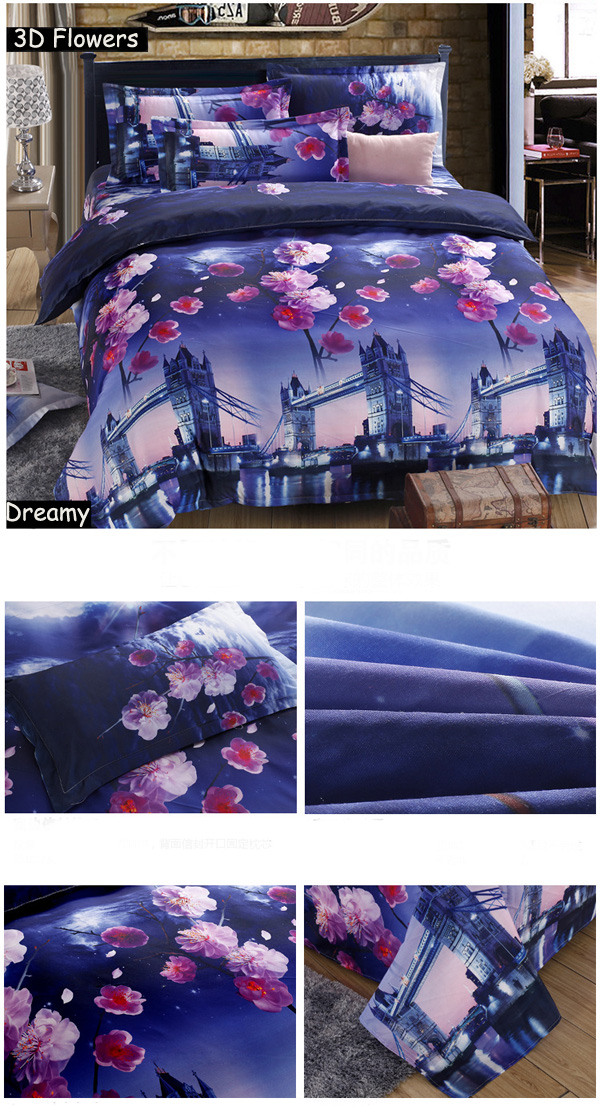 4pcs-3D-Plum-Blossom-Bridge-Reactive-Dyeing-Polyester-Fiber-Bedding-Sets-Queen-King-Size-Duvet-Cover-1012698-2