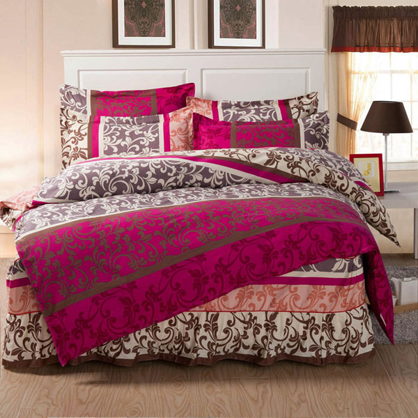 4pcs-Polyester-Fiber-Sunny-Mood-Reactive-Print-Bedding-Sets-With-Duvet-Cover-980893-6