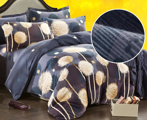 4pcs-Pure-Cotton-Sanding-Dandelion-Printed-Thicken-Bedding-Sets-Duvet-Cover-980894-11