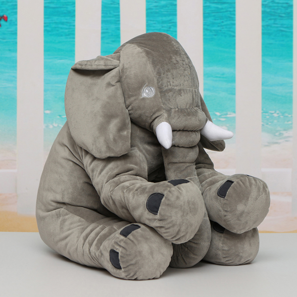 50x45cm-Grey-Large-Elephant-Plush-Stuffed-Pillows-Cushion-Gift-Bedding-Decor-Back-Cushions-1067073-4