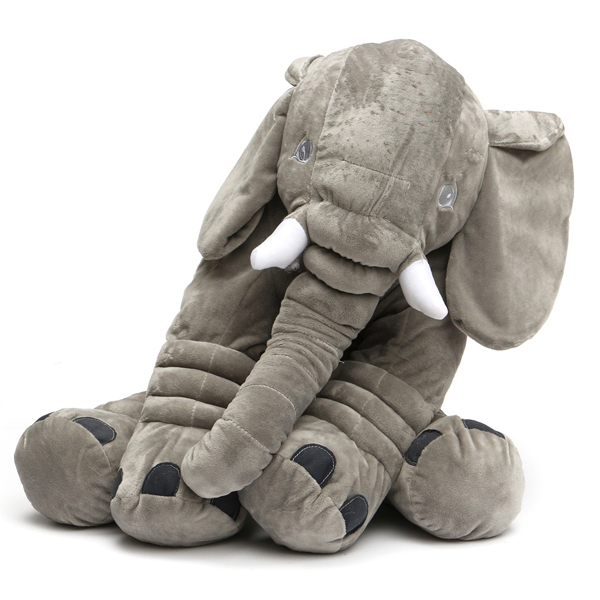 50x45cm-Grey-Large-Elephant-Plush-Stuffed-Pillows-Cushion-Gift-Bedding-Decor-Back-Cushions-1067073-6