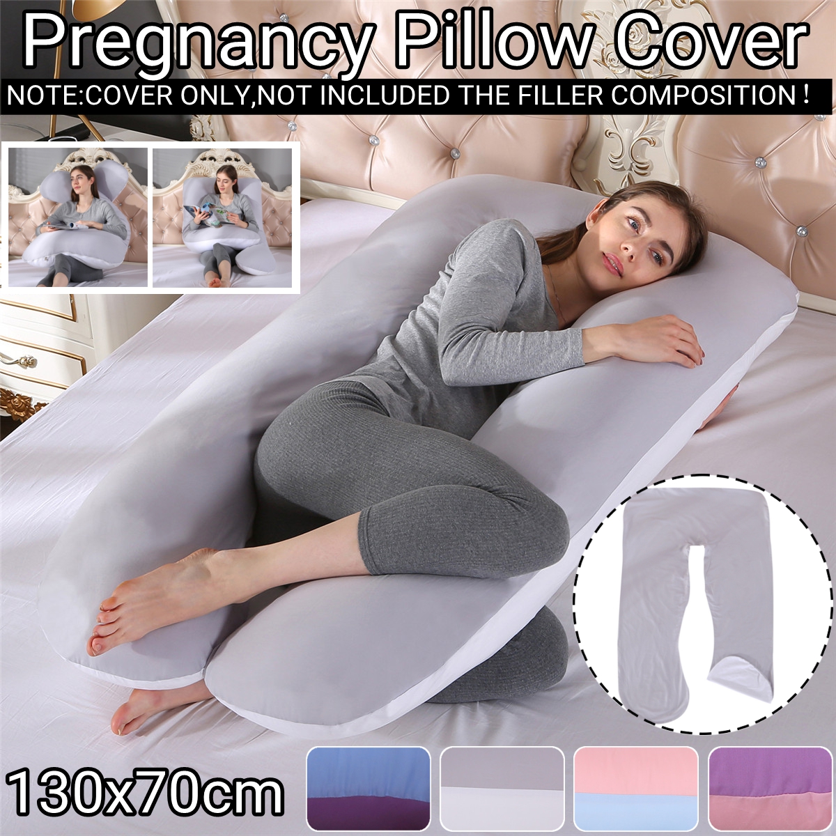 70x130cm-Multifunctional-Pillow-Case-Support-Sleeping-Woman-Pillow-Cover-Side-Lying-U-shaped-Pillow--1862497-1